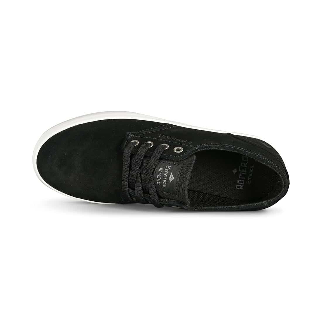 Emerica Romero Laced Youth Skate Shoes - Black/White/Gum