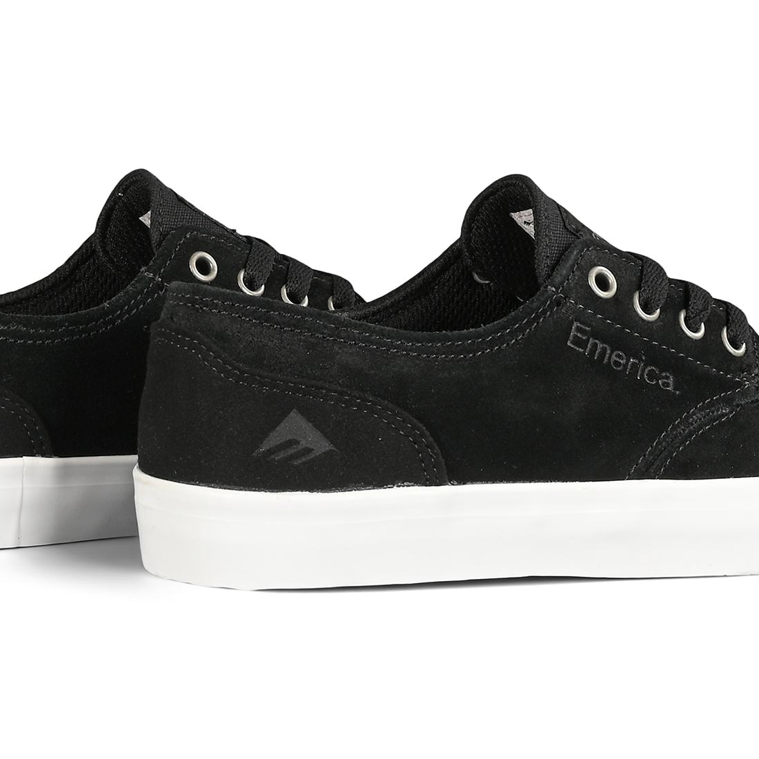 Emerica Romero Laced Youth Skate Shoes - Black/White/Gum