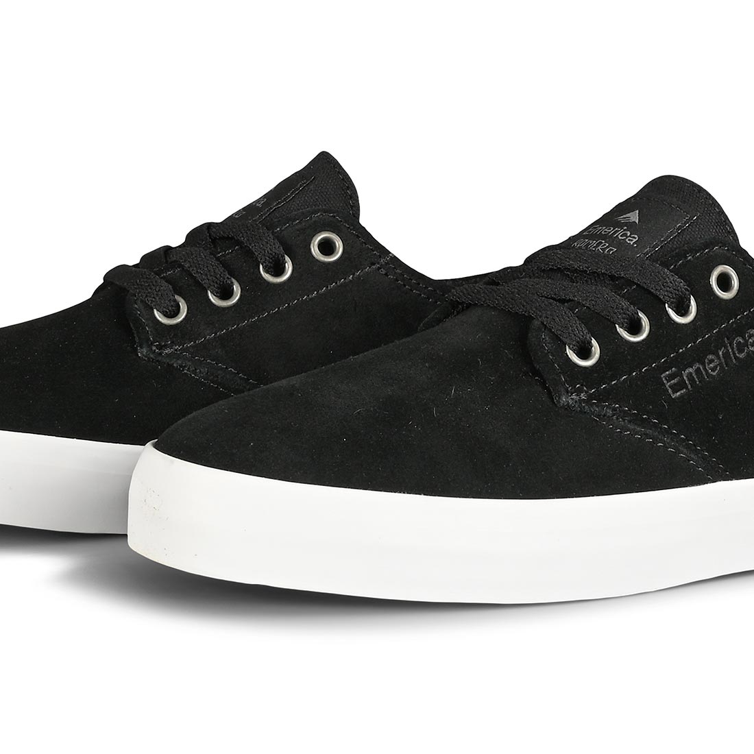 Emerica Romero Laced Youth Skate Shoes - Black/White/Gum