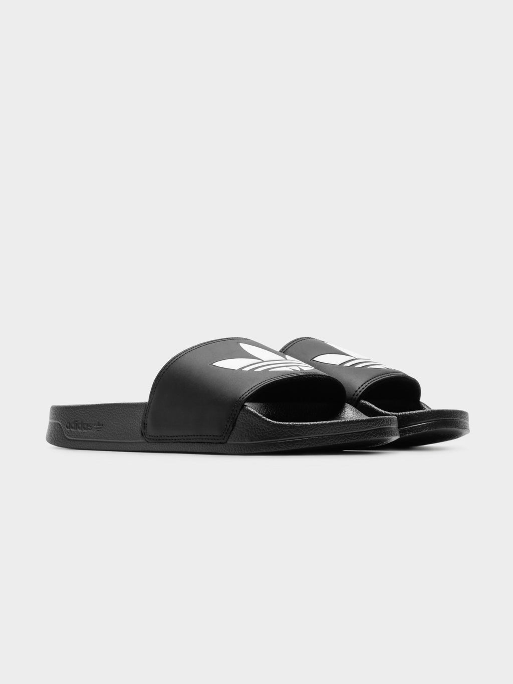 Adidas Originals Shoes Adilette Lite Slides Black White Black Slip On Sandals