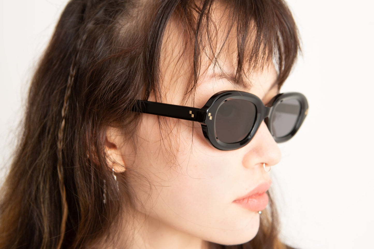 Radio Eyewear The Fuzz Sunglasses - Black Polished / Black
