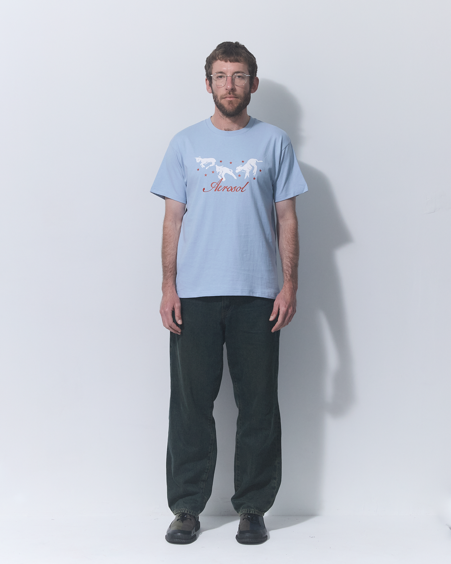 Aerosol Skateboards Frolic Tee Baby Blue