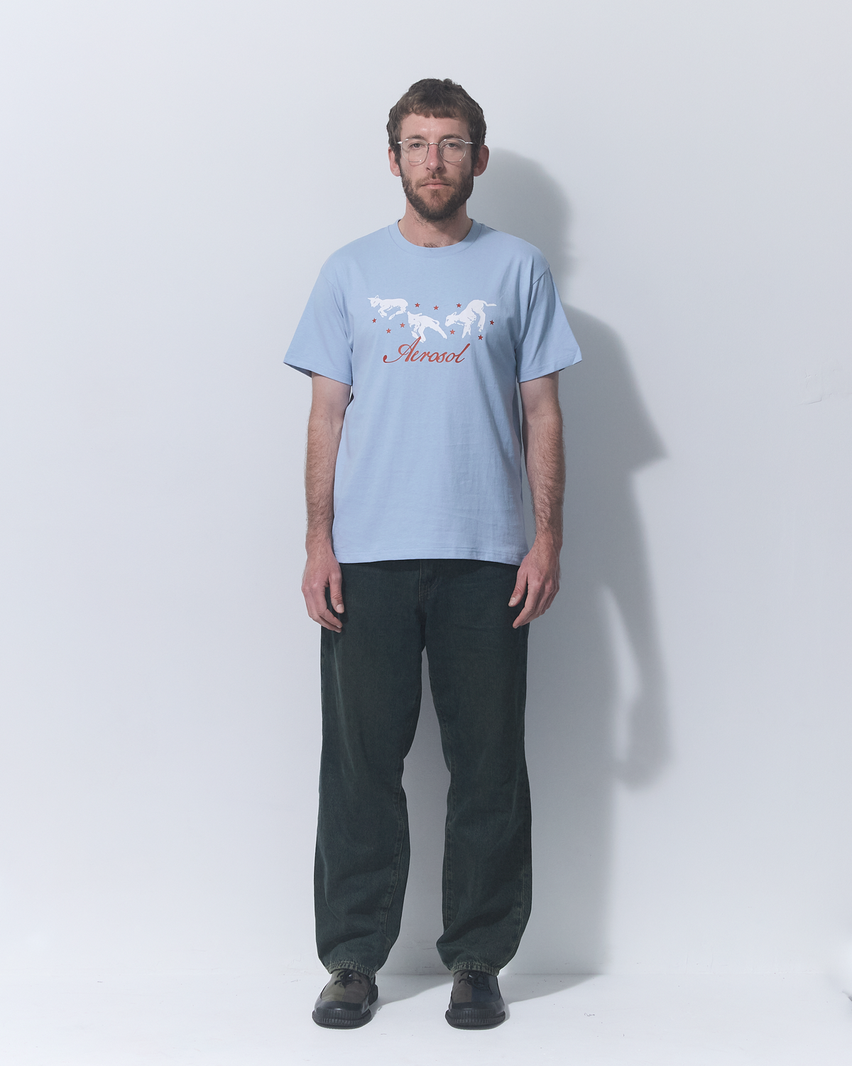 Aerosol Skateboards Frolic Tee Baby Blue