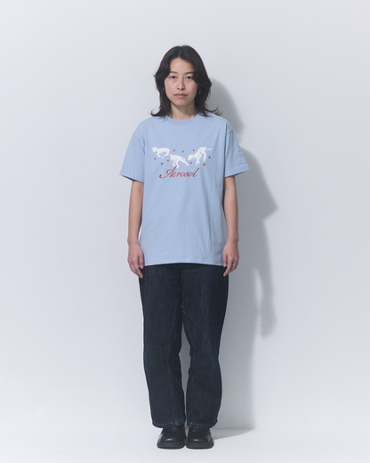 Aerosol Skateboards Frolic Tee Baby Blue