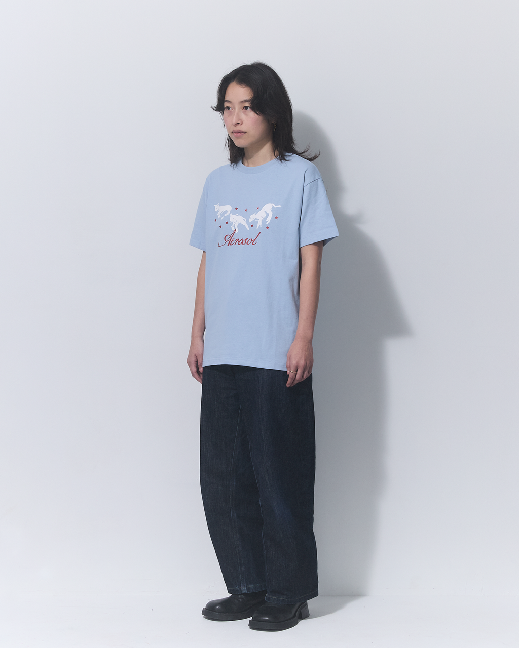 Aerosol Skateboards Frolic Tee Baby Blue