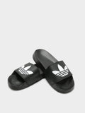 Adidas Originals Shoes Adilette Lite Slides Black White Black Slip On Sandals