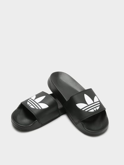 Adidas Originals Shoes Adilette Lite Slides Black/White/Black Slip On Sandals