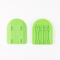 Cockroach Wheels Roach Pods 10mm Riser Pads - Green