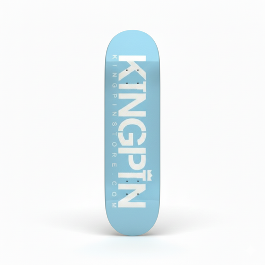 Kingpin Skate Supply Deck OG Logo Pastel Blue