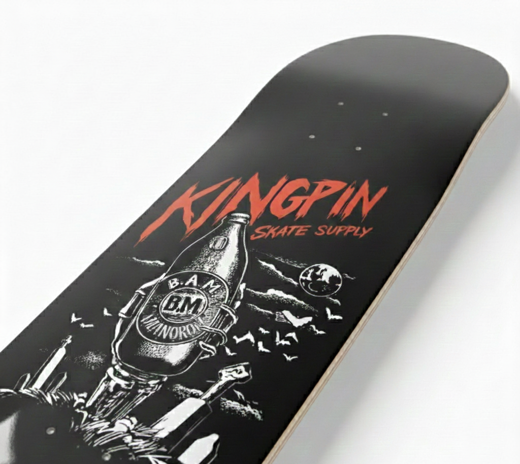 Kingpin Skate Supply Deck Bam Manorom Bro Model Black