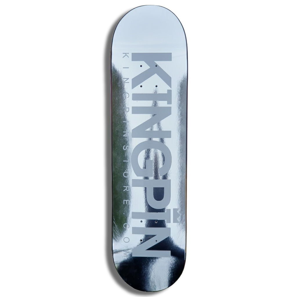 Kingpin Skate Supply Deck Og Logo Foil Silver Edition