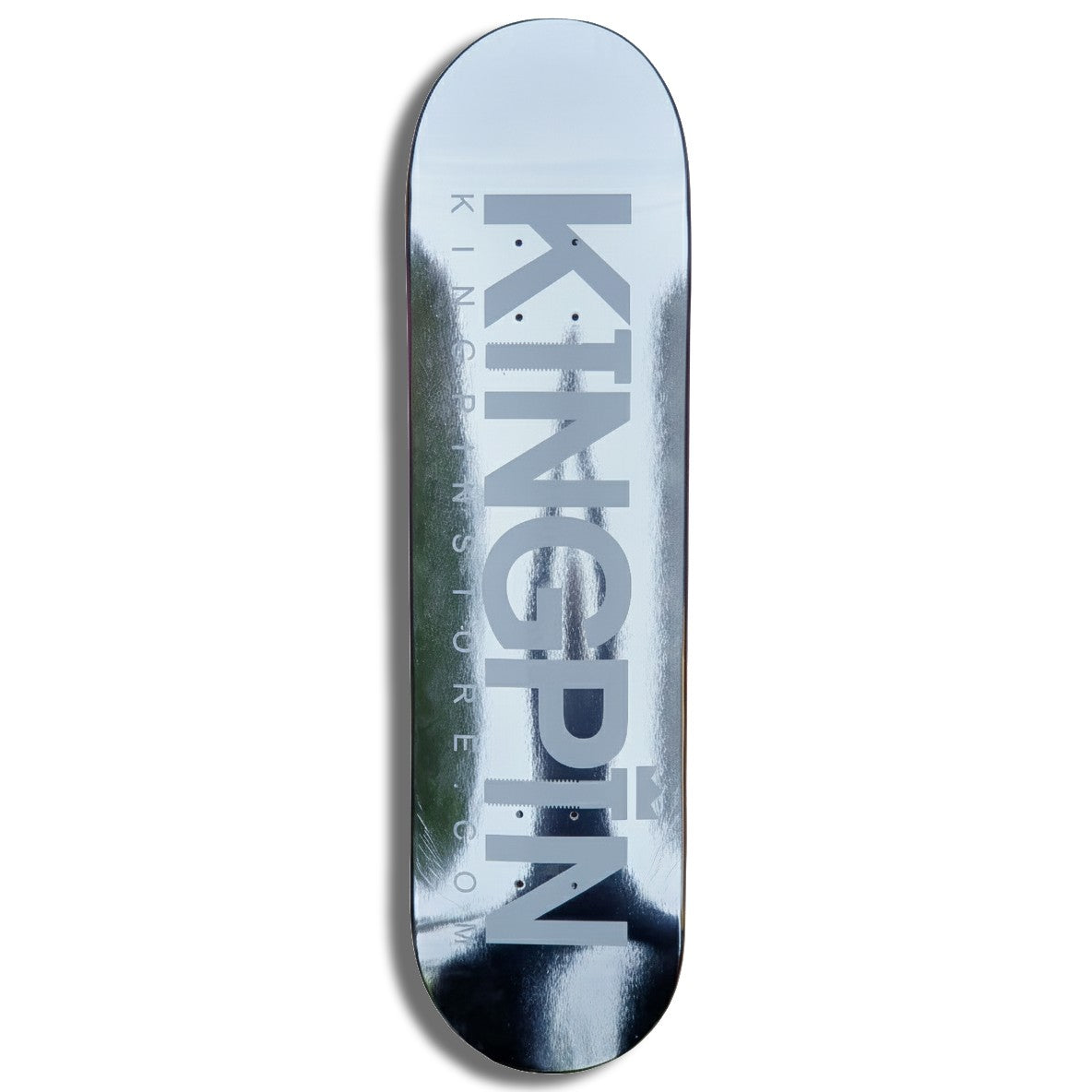 Kingpin Skate Supply Deck OG Logo Foil Silver Edition