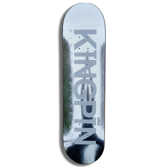 Kingpin Skate Supply Deck OG Logo Foil Silver Edition