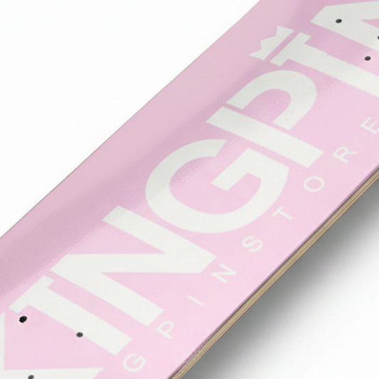 Kingpin Skate Supply Deck OG Logo Pastel Pink