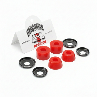 Dynamite Forever Premium Bushings Medium 90A Red - Skateboard Truck Cushions Kit