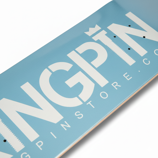 Kingpin Skate Supply Deck OG Logo Pastel Blue