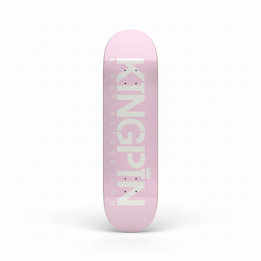 Kingpin Skate Supply Deck OG Logo Pastel Pink