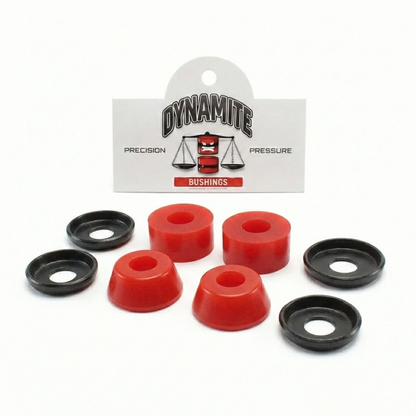 Dynamite Forever Premium Bushings Medium 90A Red - Skateboard Truck Cushions Kit