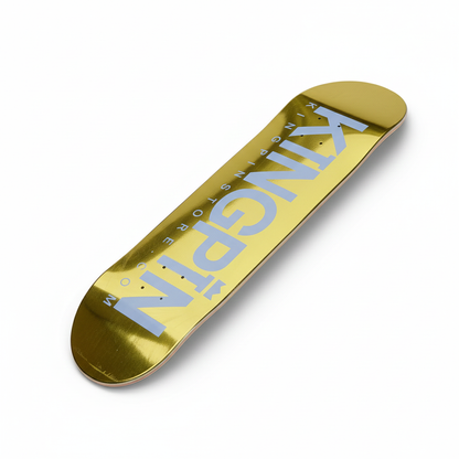 Kingpin Skate Supply Deck OG Logo Gold Member Edition