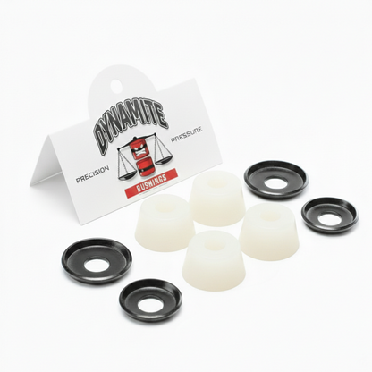 Dynamite Forever Premium Bushings Soft 85A White - Skateboard Truck Cushions Kit