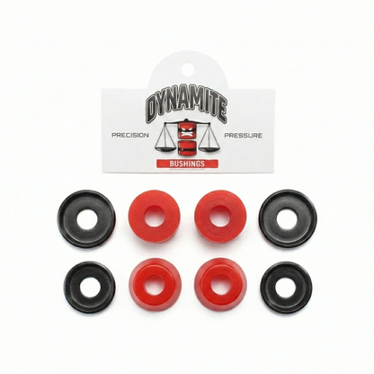 Dynamite Forever Premium Bushings Medium 90A Red - Skateboard Truck Cushions Kit