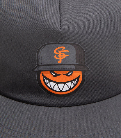 Thrasher x Spitfire LOC Snapback Cap Charcoal