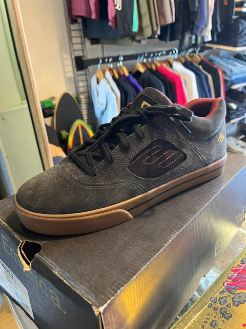 Emerica Reynolds 3 Skateboard Shoes Grey / Black / Gold