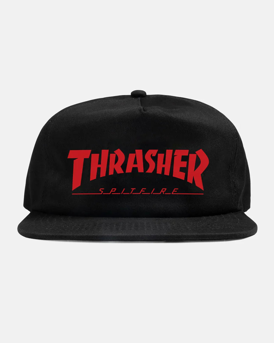 Thrasher x Spitfire Cap Snapback Black