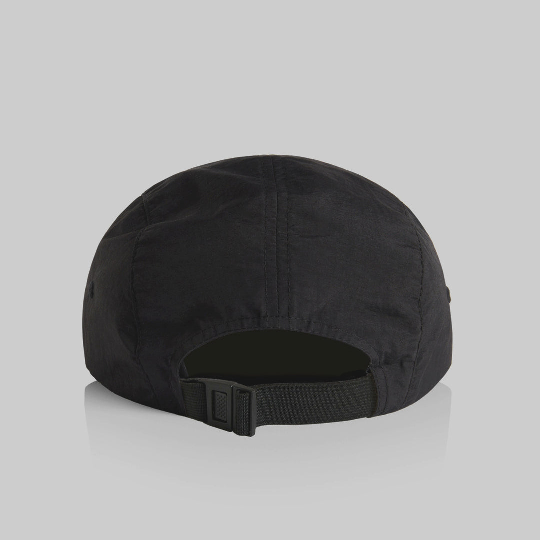 Kingpin Skate Supply Cap Finn 2-Tone Retro Coal/Black 5 Panel Quick Dry Hat