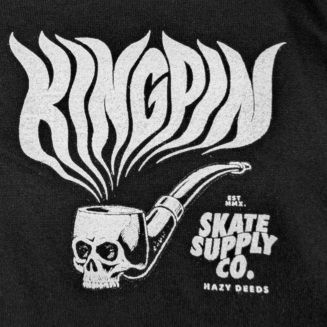 Kingpin Skate Supply Singlet Hazy Deeds Black