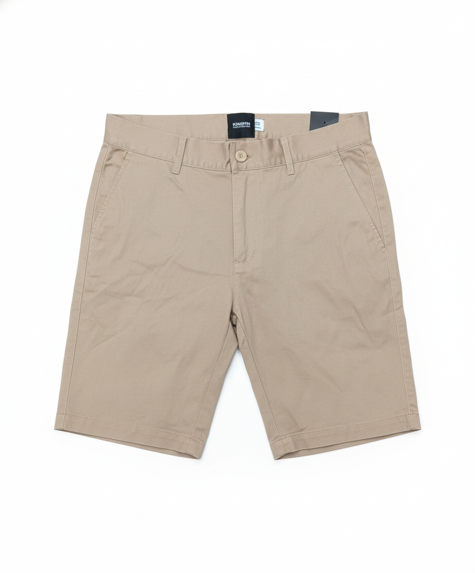 Kingpin Skate Supply Walk Shorts Khaki Heavy Cotton Drill