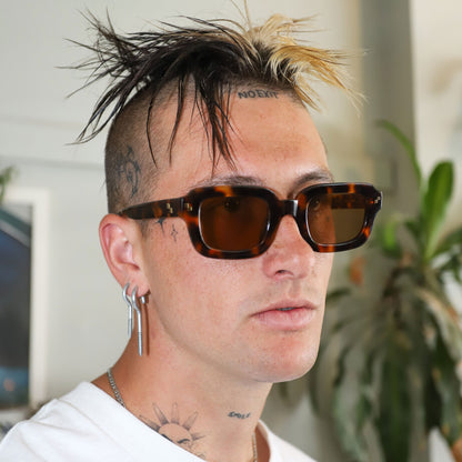 Radio Eyewear The Love Doctor Sunglasses - Tortoise / Brown