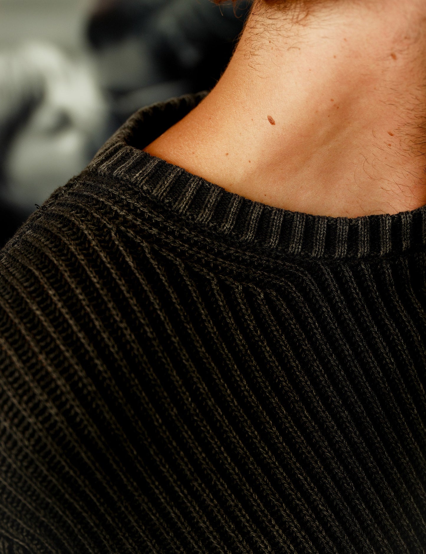 Mr Simple Fisher Knit Jumper - Black