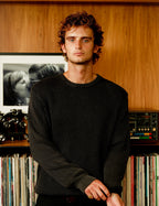 Mr Simple Fisher Knit Jumper - Black