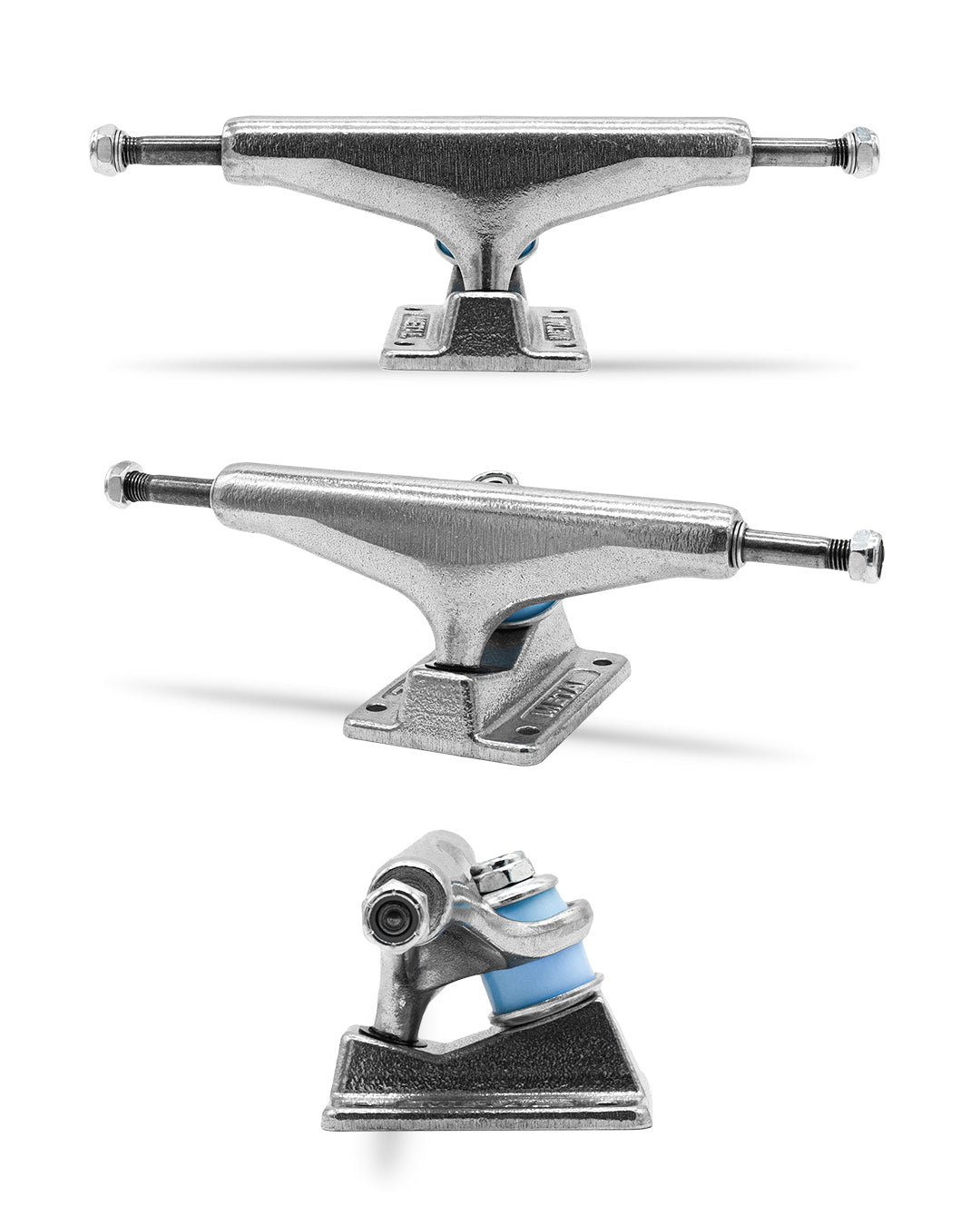 Metal Trucks Hollow Kingpin Raw Skateboard Trucks 5.0-6.25