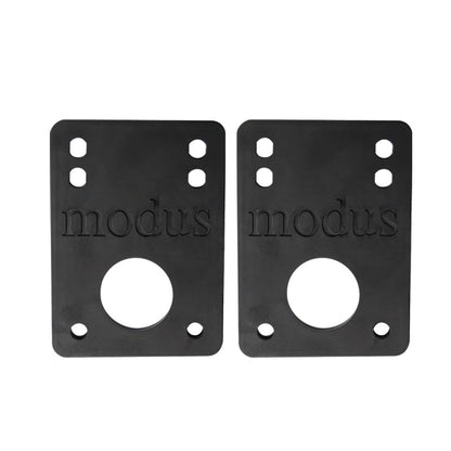 Modus Skateboard Riser Pads 1/8" Black