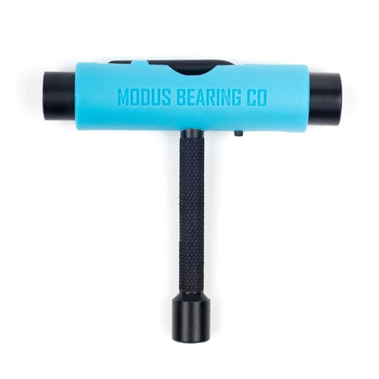 Blue and black tool with 'Modus Bearing Co' branding on a white background
