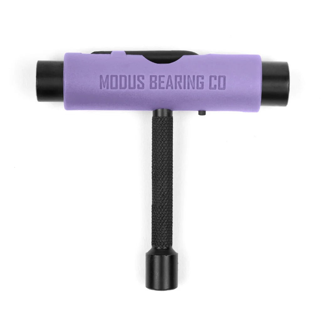 Purple and black tool with 'Modus Bearing Co' branding on a white background