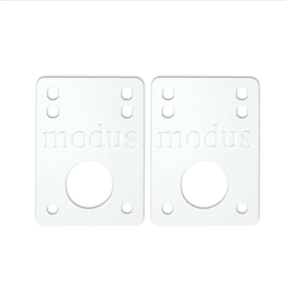 Modus Skateboard Riser Pads 1/8" White