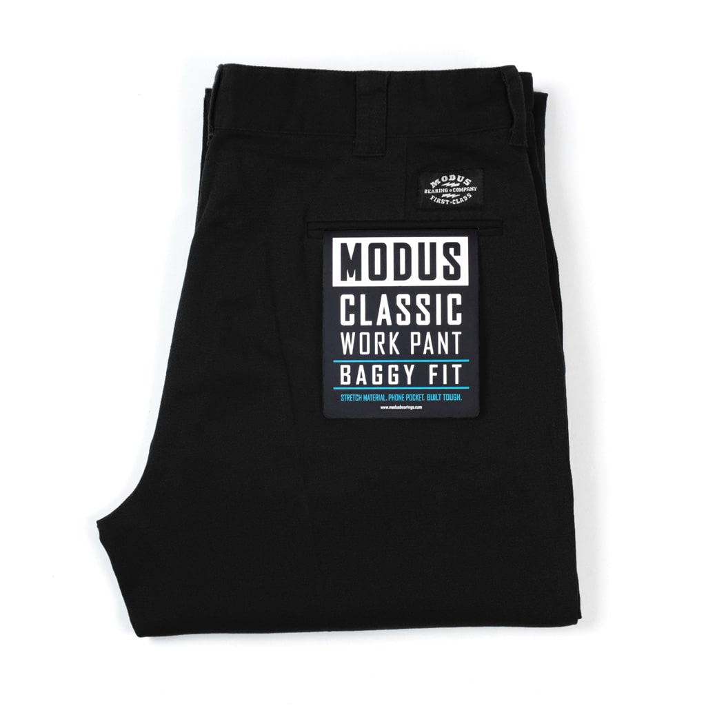 Modus Work Pants Baggy Fit Black