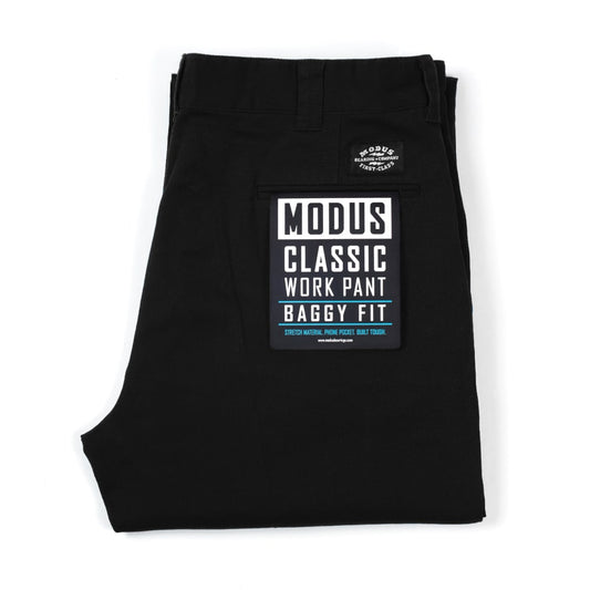 Modus Work Pants Baggy Fit Black