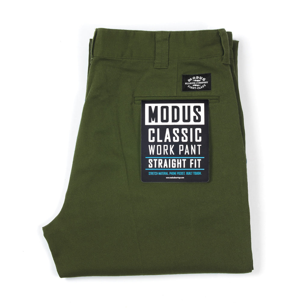 Modus Work Pants Straight Fit GREEN