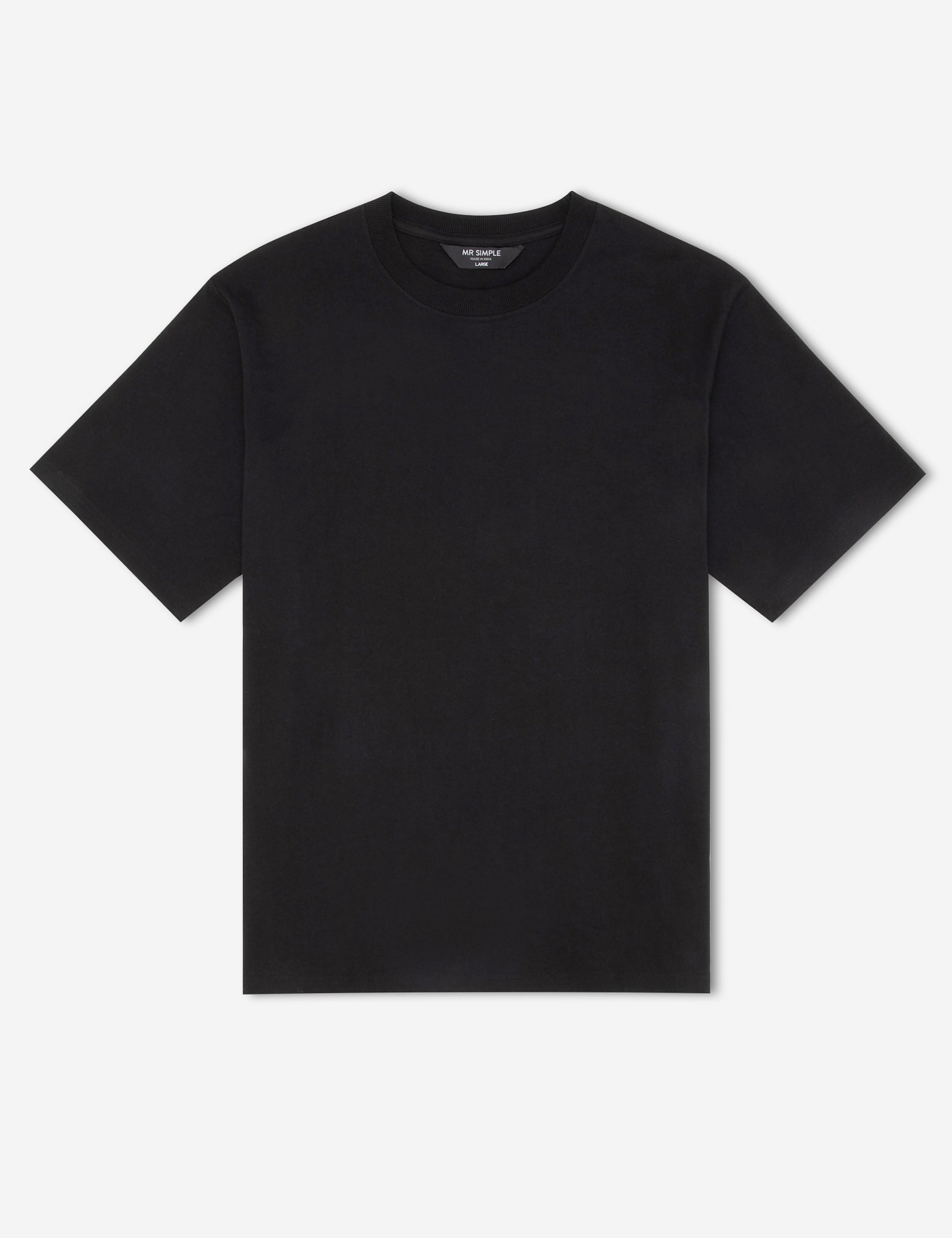 Mr Simple Heavy Weight Tee Black