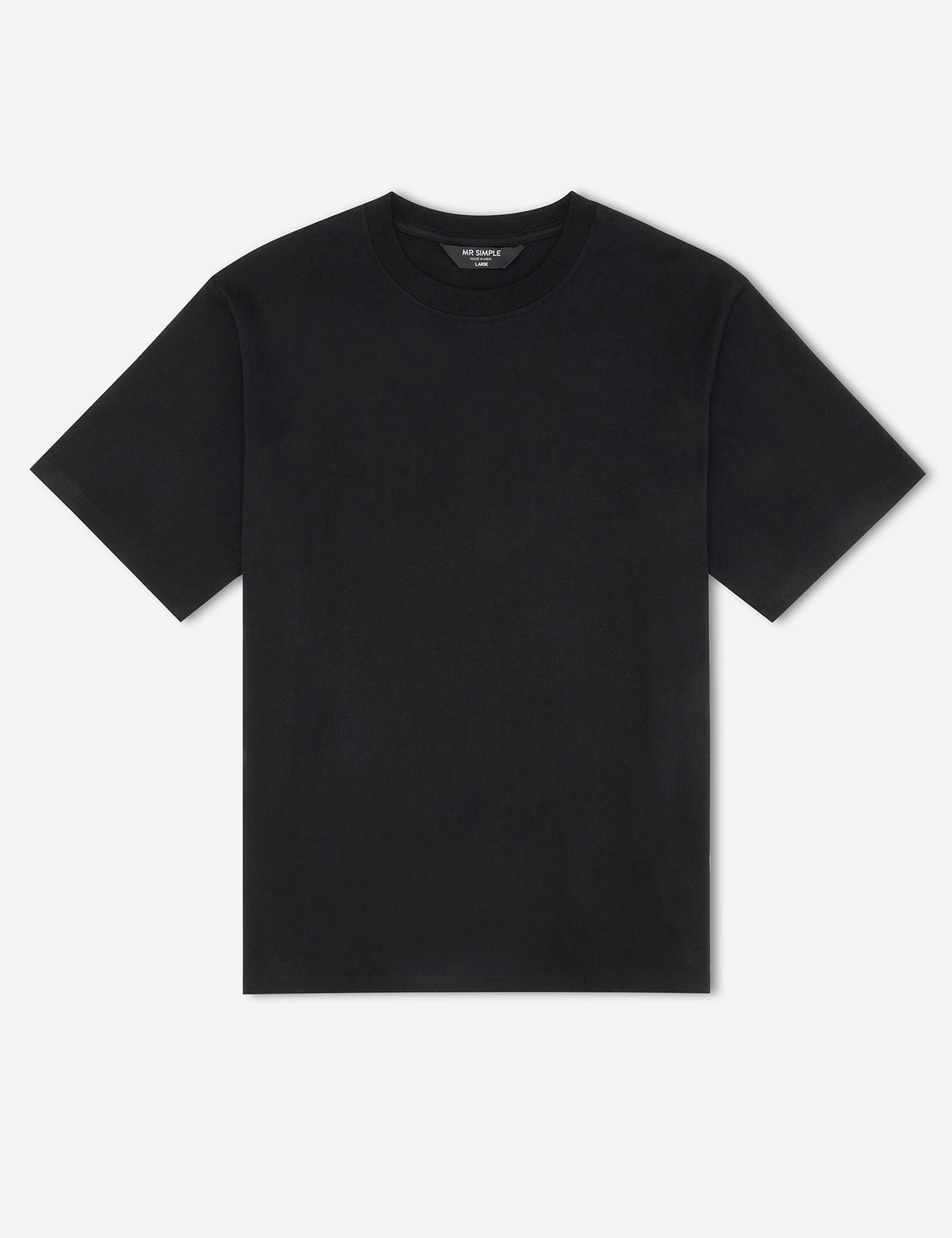 Mr Simple Heavy Weight Tee Black
