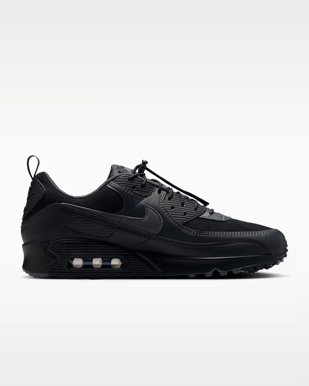 Nike Air Max 90 Black Anthracite Dark Smoke Grey Sneakers