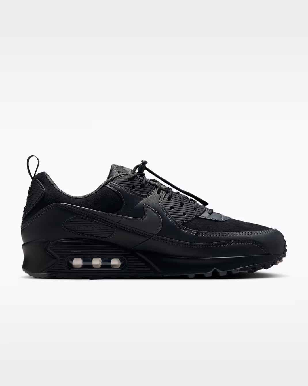 Nike Air Max 90 Black Anthracite Dark Smoke Grey Sneakers