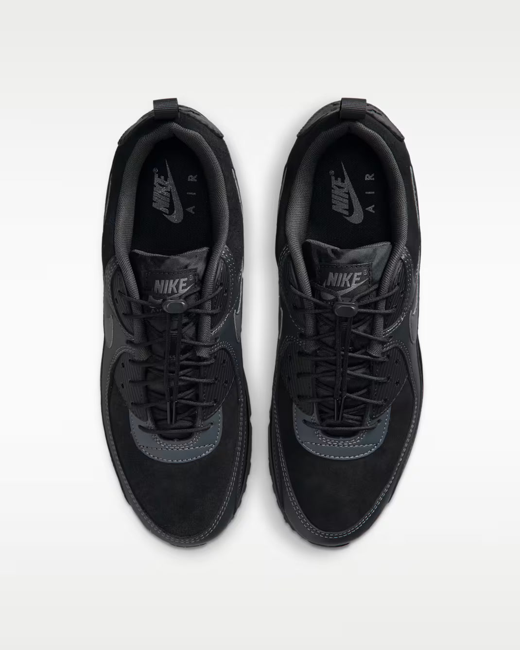 Nike Air Max 90 Black Anthracite Dark Smoke Grey Sneakers