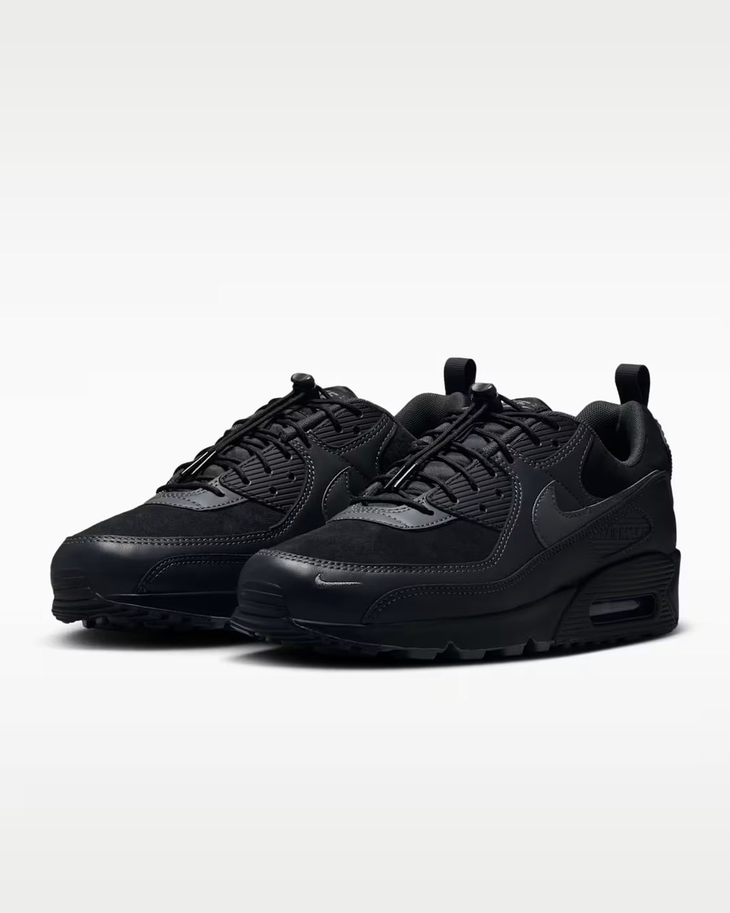 Nike Air Max 90 Black Anthracite Dark Smoke Grey Sneakers