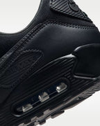 Nike Air Max 90 Black Anthracite Dark Smoke Grey Sneakers