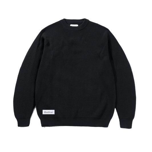 Butter Goods Newcomer Reversible Knit Sweater Black